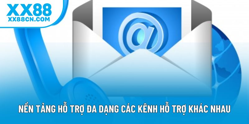 Nền tảng hỗ trợ đa dạng các kênh hỗ trợ khác nhau