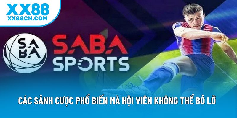 Các sảnh cược phổ biến mà hội viên không thể bỏ lỡ